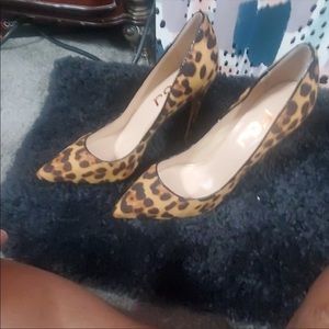 Reposh.....purchases 2 by mistake Leopard heels